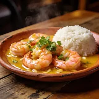 Camarones al ajillo